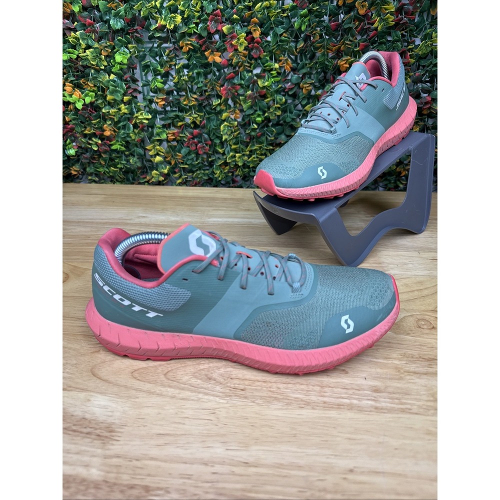 Scott Kinabalu RC 3 Trail Running‎ Shoes Training Seagram Green Pink Women's 9.5